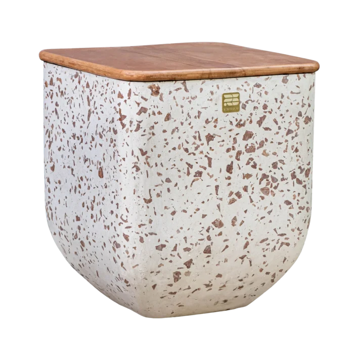 Apis GRC Table with wooden Top - Image 3