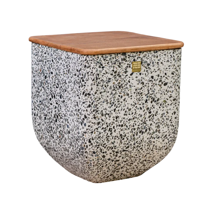 Apis GRC Table with wooden Top - Image 2