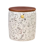 Cleo GRC table with wooden Top