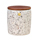 Cleo GRC table with wooden Top - Image 6