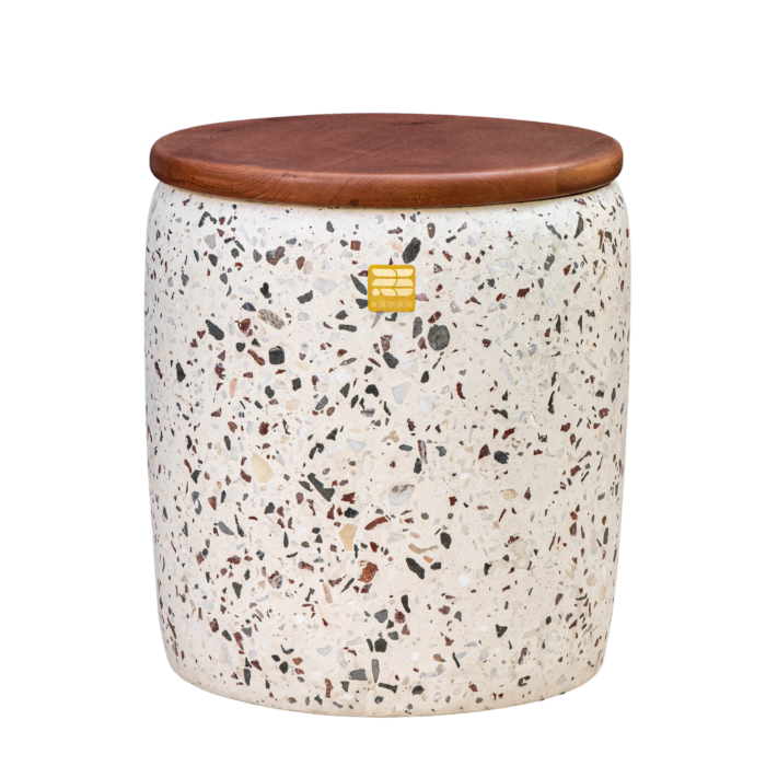 Cleo GRC table with wooden Top - Image 6