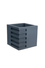Rib square Modern tree Pot