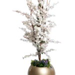 White Ora Apricot Artificial Tree 190 cm