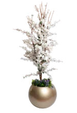 White Ora Apricot Artificial Tree 190 cm