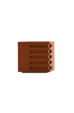Rib square Modern tree Pot - Image 4