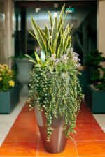 Tiger Cactus with lavender Artificial Tree 160-170 cm - Image 5