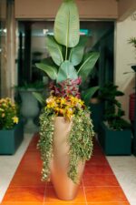 Tropical Banana with Crotone Artificial Tree 180-190cm - Image 2