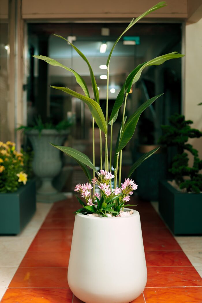 Banana with Astioma flower Artificial Tree 180 cm - Image 5