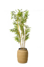 Bamboo fine weave artificial tree