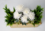 Divinity white Artificial flowers planter - Image 2
