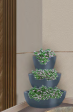 Do-Re-Mi Decorative Corner planter - Image 2
