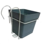 Metal square holder tree pot