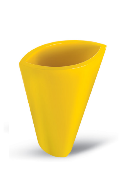 Occhio yellow Occhio GRP tree pot - Image 1