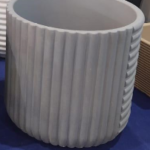 Stripy tree pot