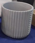 Stripy tree pot