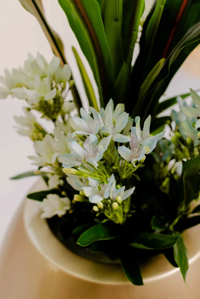 Banana with white flowers Artificial Tree 170 cm - Image 2
