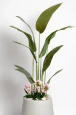 Banana with Astioma flower Artificial Tree 180 cm - Image 2