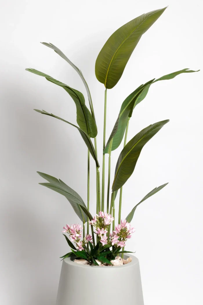 Banana with Astioma flower Artificial Tree 180 cm - Image 2