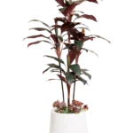Dark red Corydaline Artificial Tree 170 cm