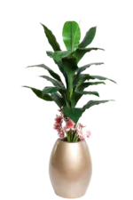 Banana with rose flowers Artificial Tree 170 cm
