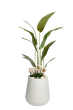 Banana with Astioma flower Artificial Tree 180 cm