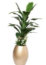 Banana with white flowers Artificial Tree 170 cm